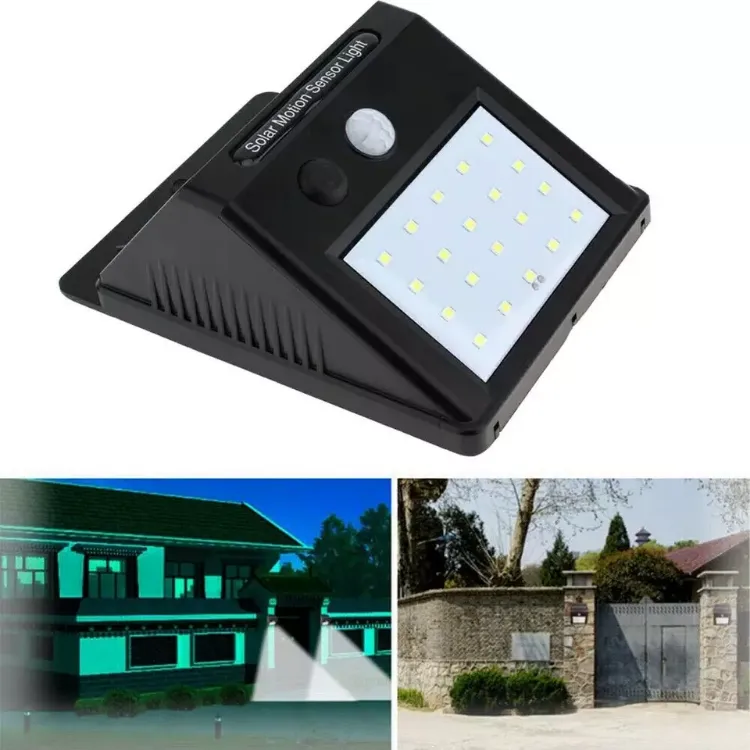 Picture of 1/2/4 Solar Power PIR Motion Sensor Wall Lights LED Outdoor Garden Security Lamp