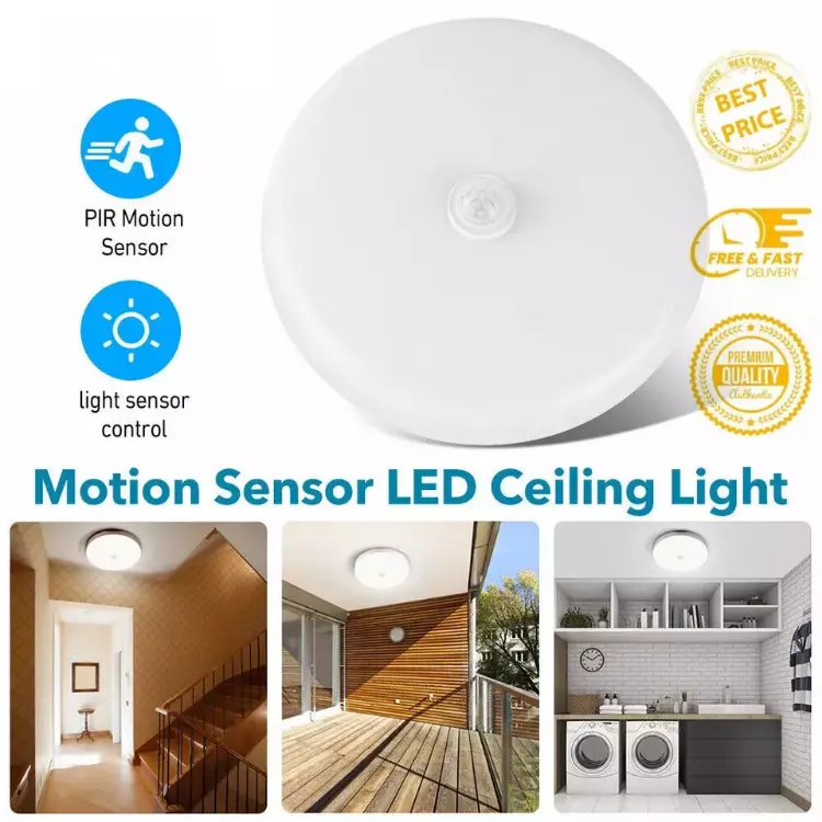 Picture of 18W LED Ceiling Light PIR Motion Sensor Light For Bathroom, Kitchen, Living Room, Round LED Ceiling Light