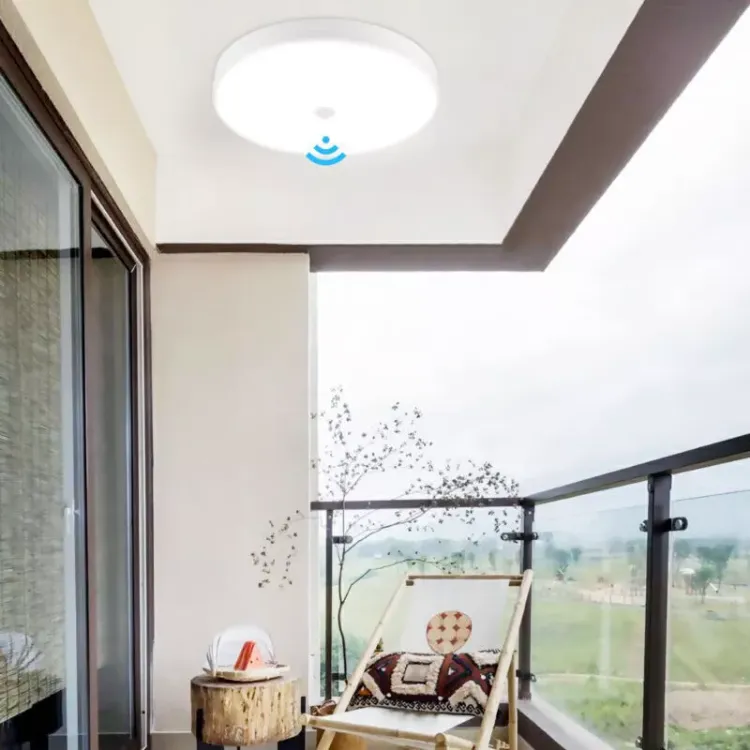 Picture of 18W LED Ceiling Light PIR Motion Sensor Light For Bathroom, Kitchen, Living Room, Round LED Ceiling Light