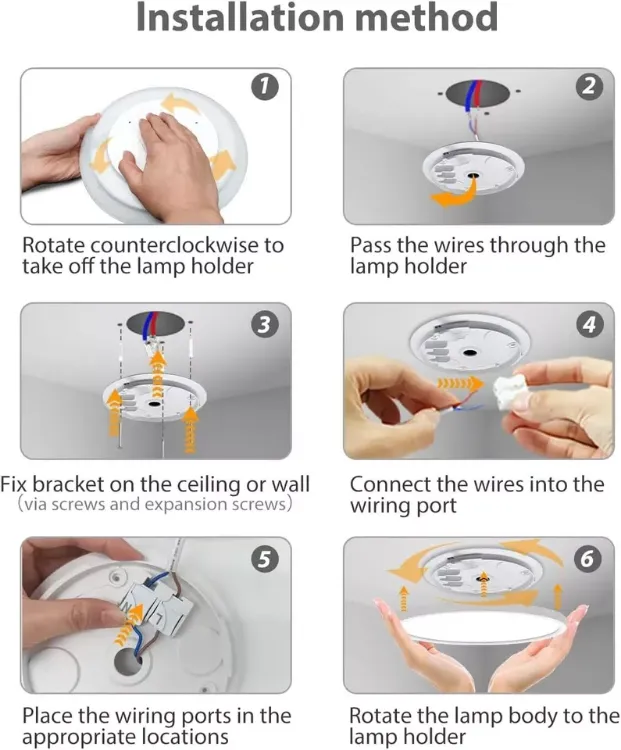 Picture of LED Round Ceiling Panel Light, Downlight for Bathroom, Kitchen & Living Room