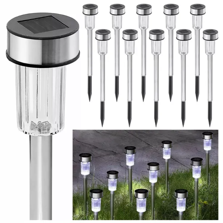 Picture of Solar Lights Outdoor Garden Solar Stake lights Patio Pathway Lighting 10 Pieces