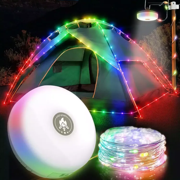 Picture of 10M Camping String Lights Outdoor Waterproof Portable Stowable LED String Light