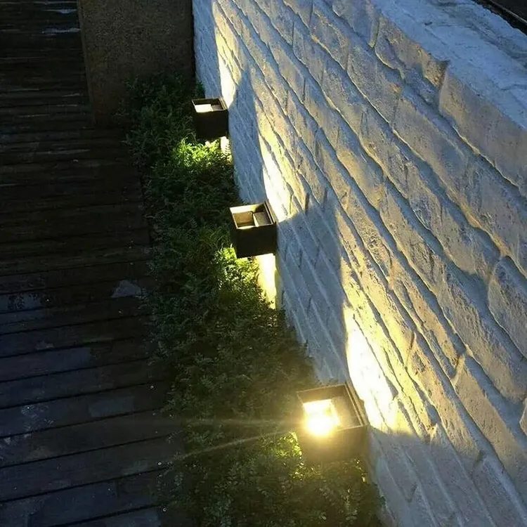 Picture of 12W LED Wall Light Up/Down Modern Square Wall Light Outdoor/Indoor Light IP65.