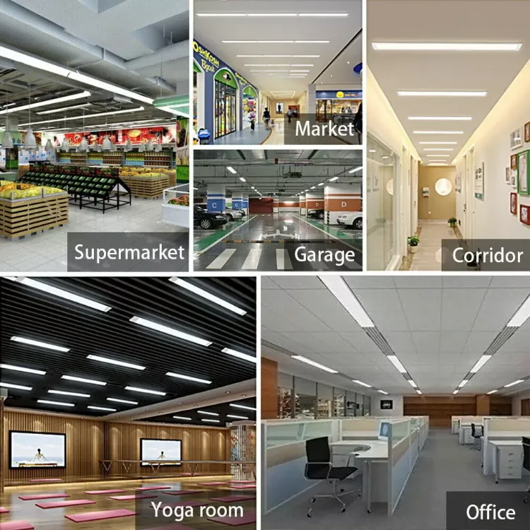 Picture of 3FT/90CM LED Strip Light Batten Tube Light Office WorkShop Garage Ceiling Lamps