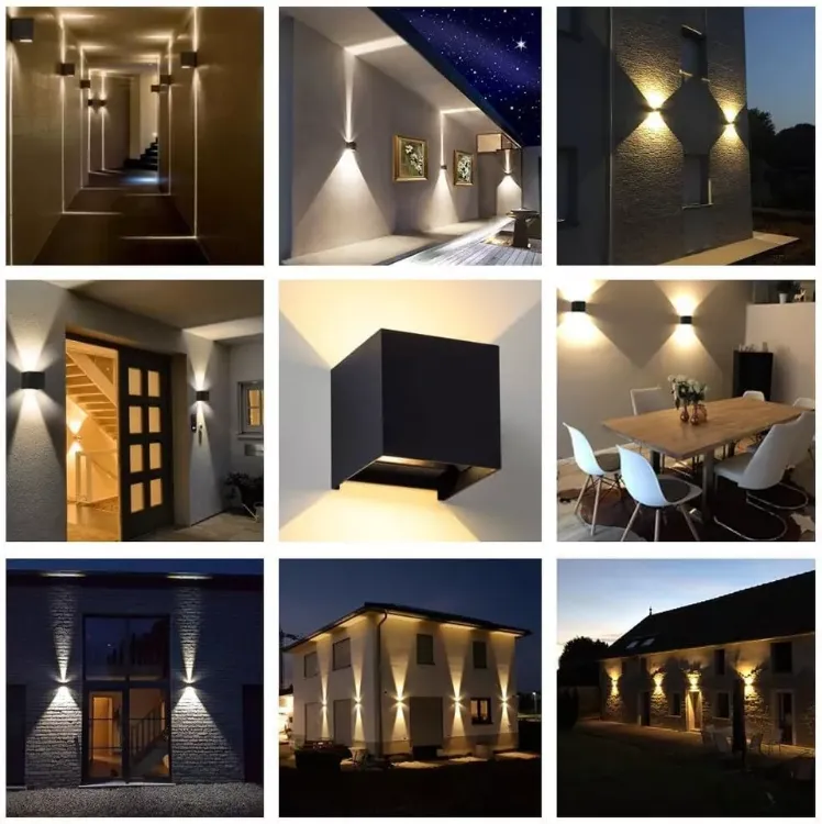 Picture of 12W LED Wall Lights Modern Sconce Outdoor/Indoor Lamp Up Down Outdoor Lights UK