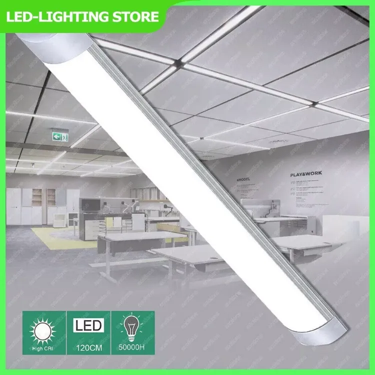 Picture of 4FT LED Batten Lights Tube Light Office Shop Garage Ceiling Lamp Daylights