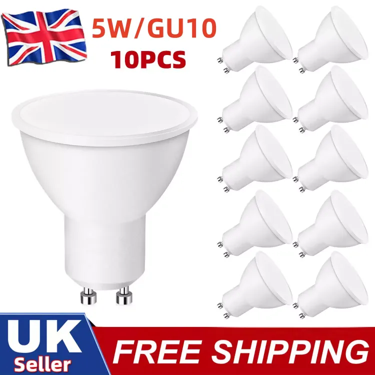 Picture of 10X 5W GU10 LED Bulbs Spot Lamp Cool Day White Down Lights Eneygy Saving 120°