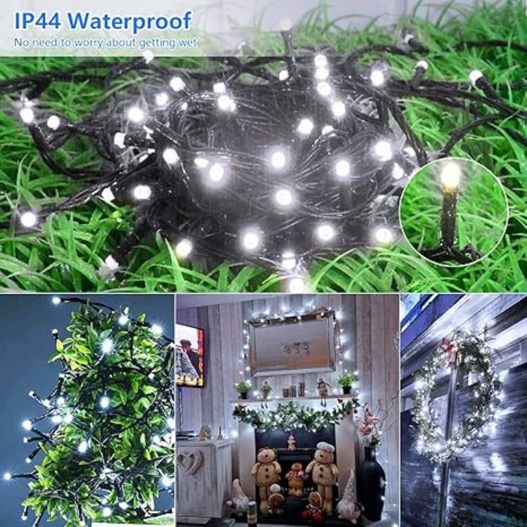 Picture of 40M 400LED Christmas Lights – Mains Powered Waterproof Fairy String Lights with Timer for Indoor & Outdoor Decorations Cool White