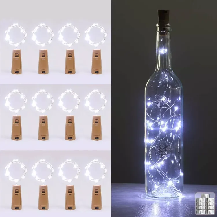 Picture of BUY 6 GET 6 — Bottle String Light Battery Cork Shaped atmosphere light 20 Led 2M