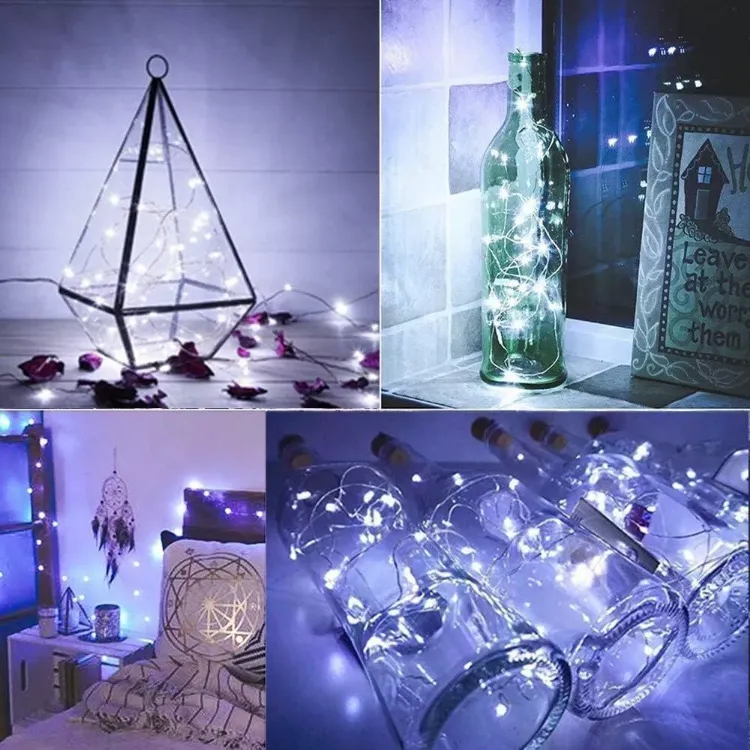 Picture of BUY 6 GET 6 — Bottle String Light Battery Cork Shaped atmosphere light 20 Led 2M