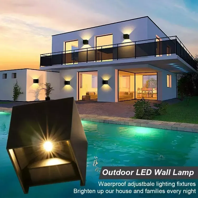 Picture of 12W Waterproof LED Wall Lights Up/Down Modern Sconce Outdoor/Indoor Lamp IP65 UK