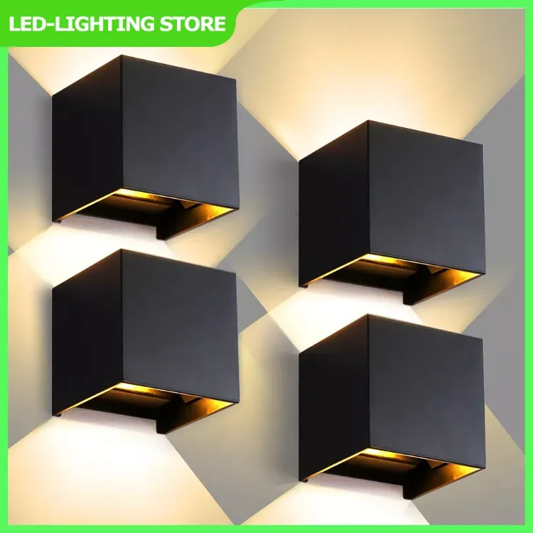 Picture of 12W Waterproof LED Wall Lights Up/Down Modern Sconce Outdoor/Indoor Lamp IP65 UK