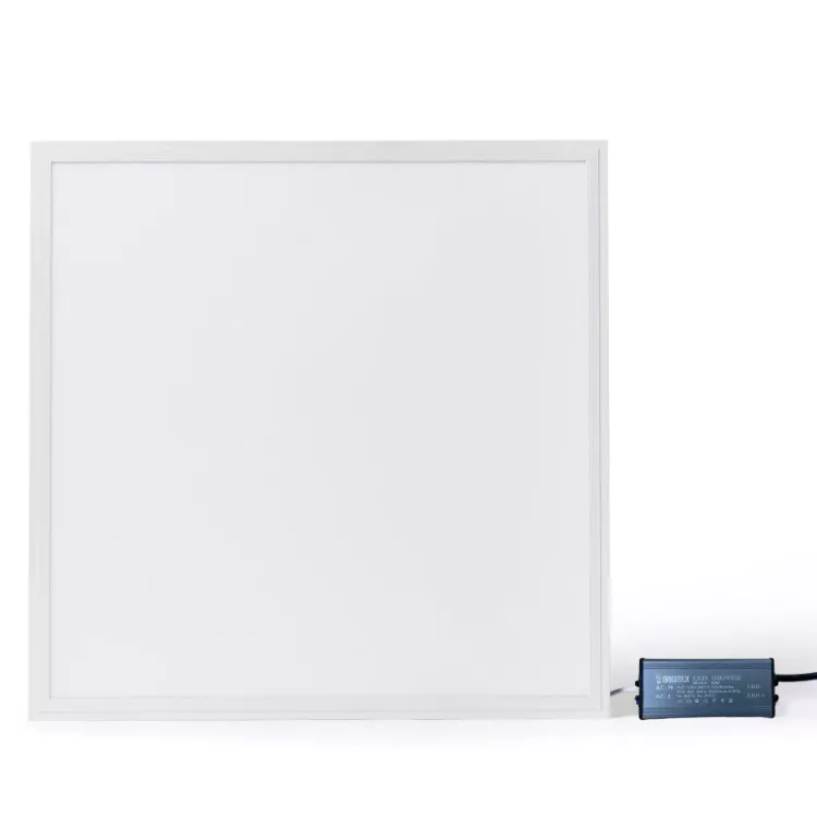 Picture of led panel lights 48W 600x600mm waterproof driver flat garage cool white 6500k