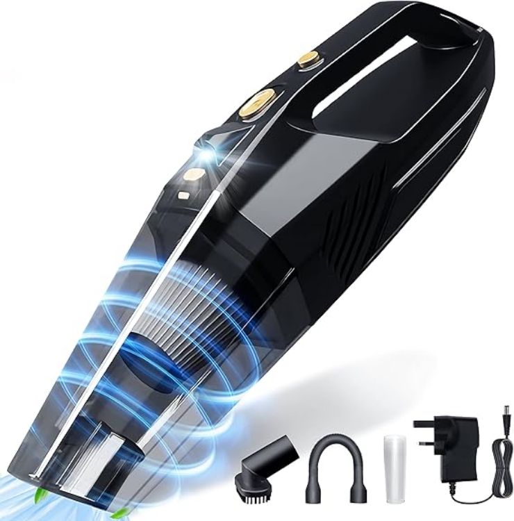 Picture of Portable Cordless Handheld Vacuum Cleaner – Rechargeable 8000Pa Strong Suction Dust Buster for Car & Home