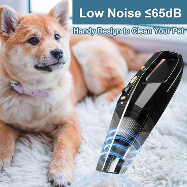 Picture of Portable Cordless Handheld Vacuum Cleaner – Rechargeable 8000Pa Strong Suction Dust Buster for Car & Home