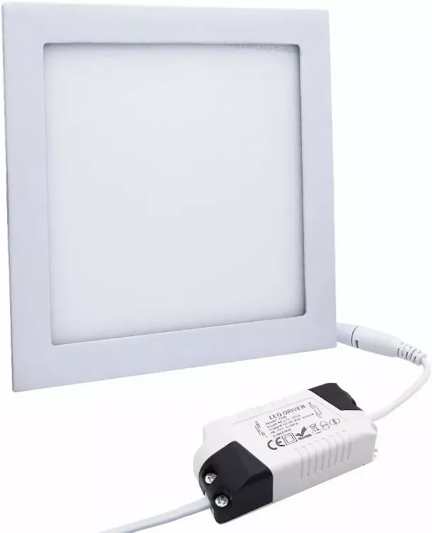 Picture of 18W LED Recessed Ceiling Lighting Panel Square Ultra slim Flat Down Light CE