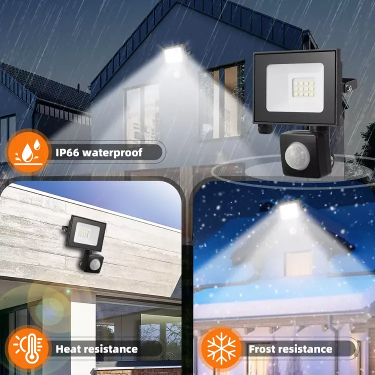 Picture of 50W PIR Motion Sensor Lights LED Floodlight Outdoor Flood Security Wall Lamp UK