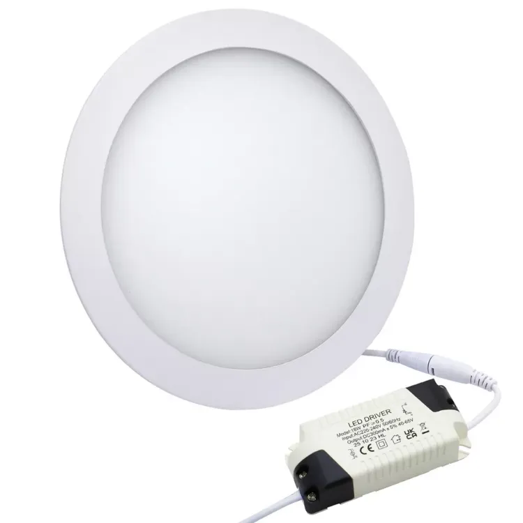 Picture of 18W LED Round Recessed Ceiling Flat Panel Down Light Ultra slim Cool White