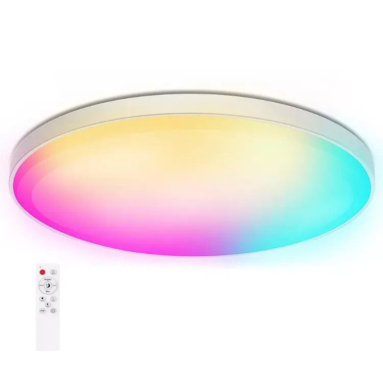 Picture of Smart LED Ceiling Light Colour Changer App Dimmable Ideal for Bedrooms UK