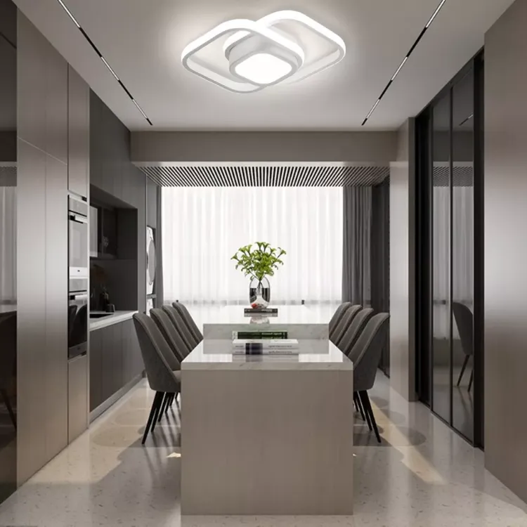 Picture of Dimmable Modern LED Ceiling Light Living Room Bedroom Chandelier Pendant Light