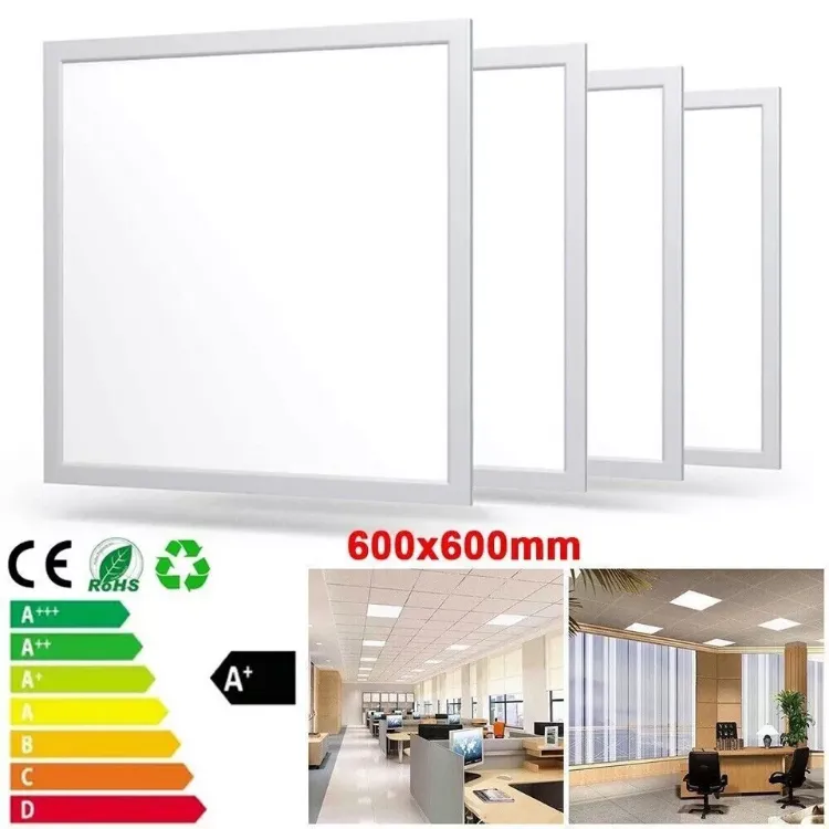 Picture of 4Pack 48W LED PANEL LIGHT 600X600MM WITH 3 YEAR WARRANTY COOL WHITE 6500K