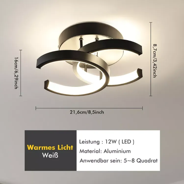 Picture of Modern LED Ceiling Lights Bedroom Lights Ceiling For Living Room Bedroom UK