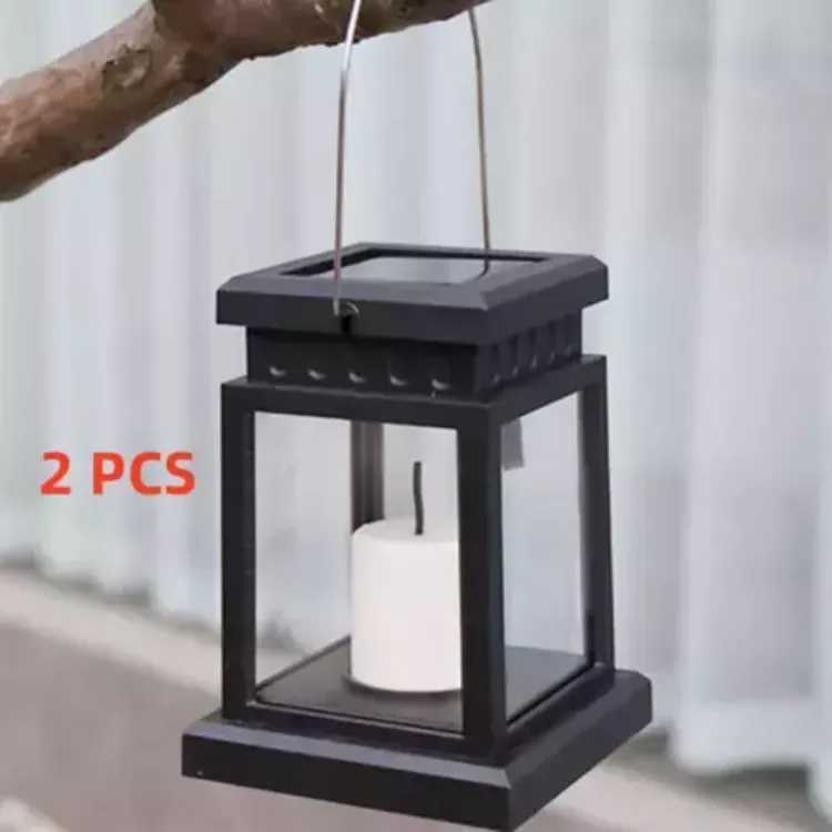 Picture of 2X Waterproof LED Solar Pendant Lights Outdoor Garden XMAS Gift Lamp Decoration