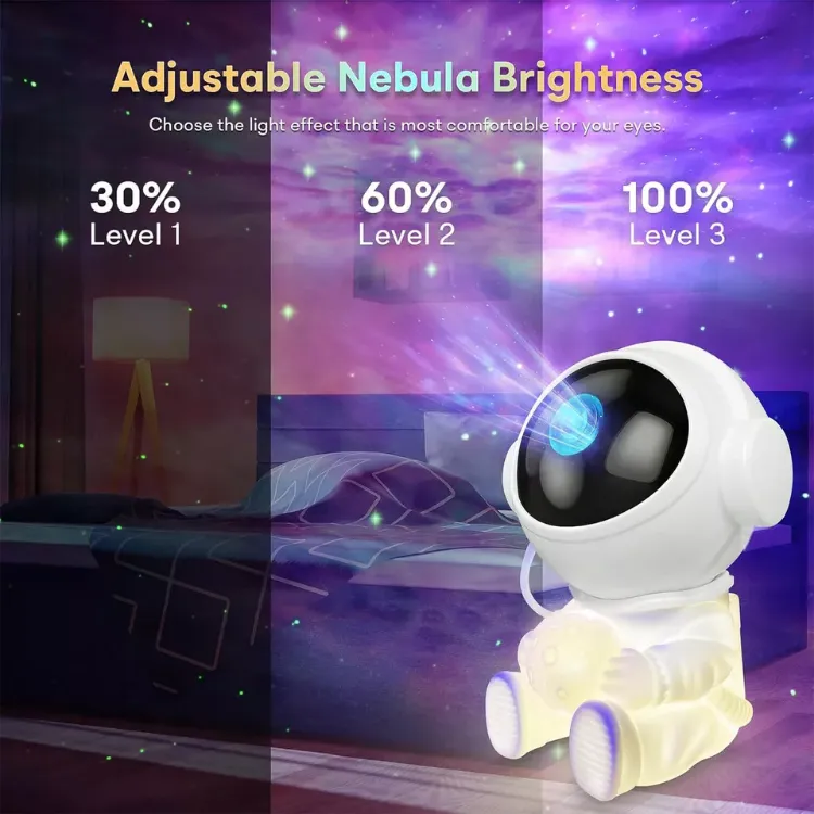 Picture of Astronaut Galaxy Projector Starry Star Sky Night Light Nebula Remote Projection