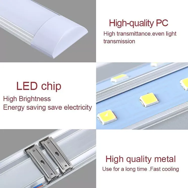 Picture of 4FT LED Strip Lights Batten Tube Light Office Shop Garage Ceiling Lamp Daylights