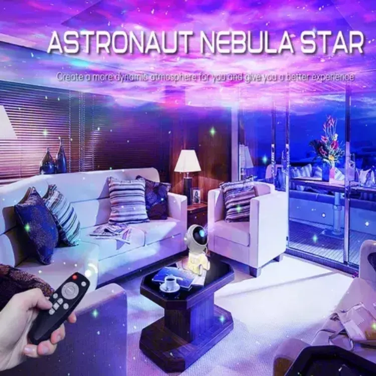 Picture of Astronaut Starry Galaxy Projector Night Light Space Nebula Star Lamp w/Remote