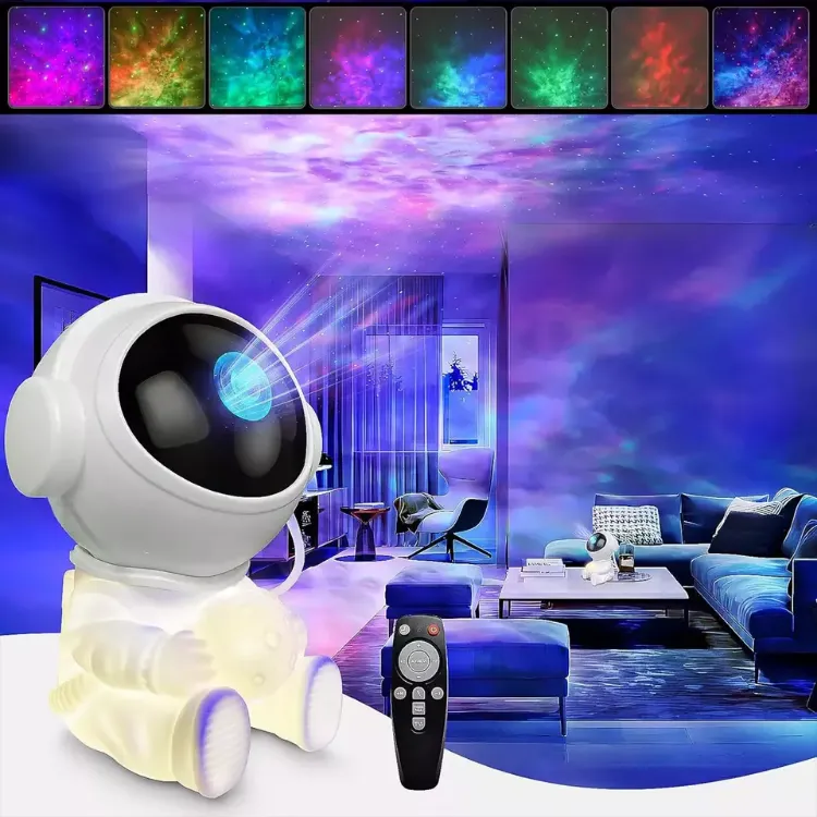 Picture of Astronaut Starry Galaxy Projector Night Light Space Nebula Star Lamp w/Remote