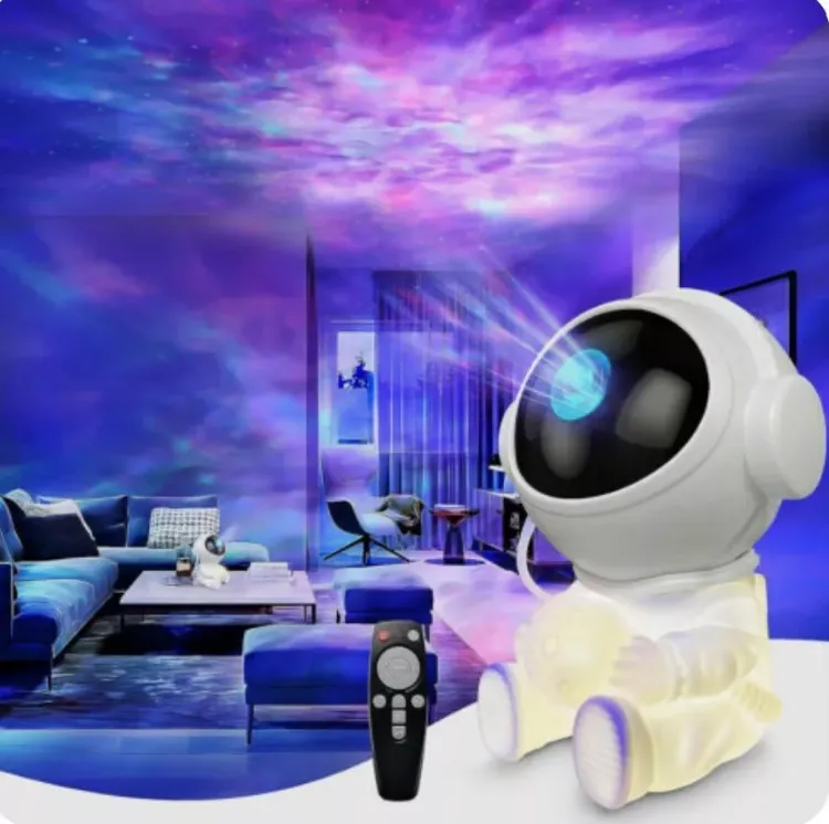 Picture of Astronaut Starry Galaxy Projector Night Light Space Nebula Star Lamp w/Remote