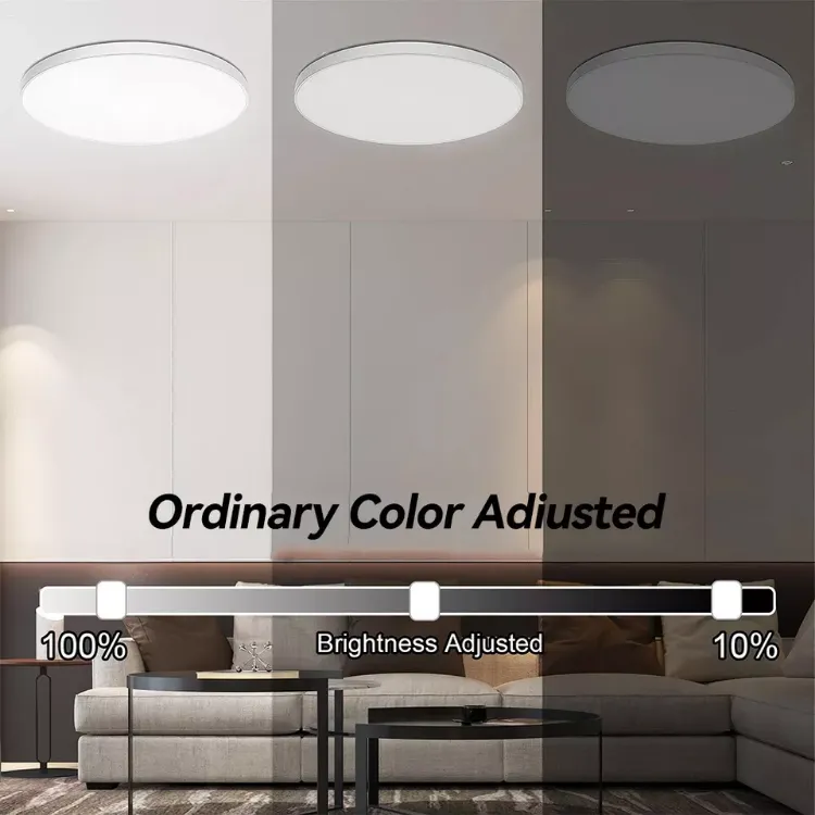 Picture of Smart Modern LED Ceiling Light RGB Dimmable Lamp Bedroom Bluetooth Tuya Remote