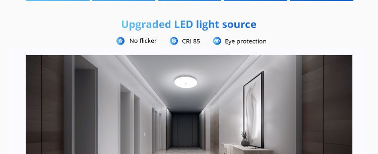 Picture of LED Ceiling Light PIR Motion Sensor Light Bathroom Kitchen Living Room Wall Lamp