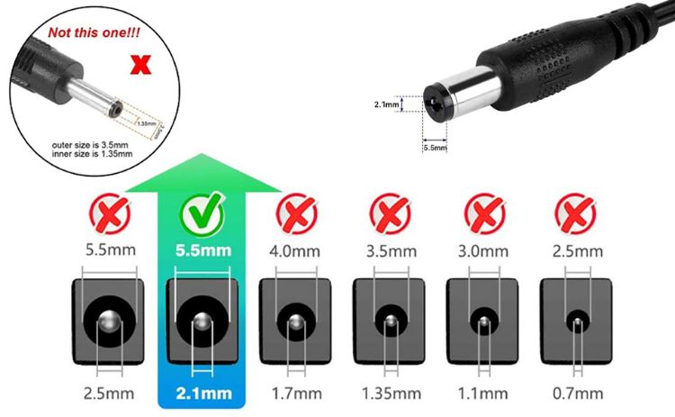 Picture of 12V 1A/2A/3A DC UK Plug Power Supply Adaptor Transformer for LED Strips CCTV UK