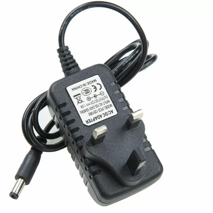 Picture of 12V 1A/2A/3A DC UK Plug Power Supply Adaptor Transformer for LED Strips CCTV UK