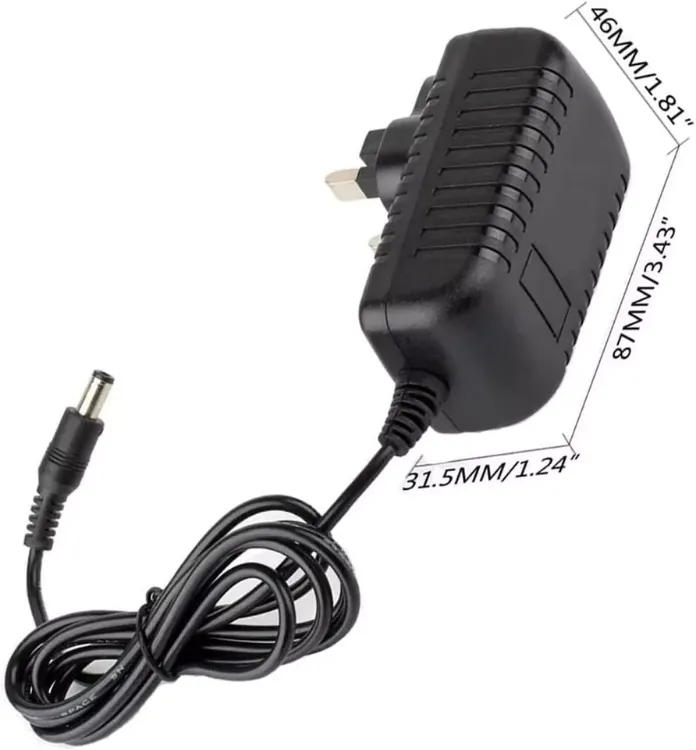 Picture of 12V 1A/2A/3A DC UK Plug Power Supply Adaptor Transformer for LED Strips CCTV UK