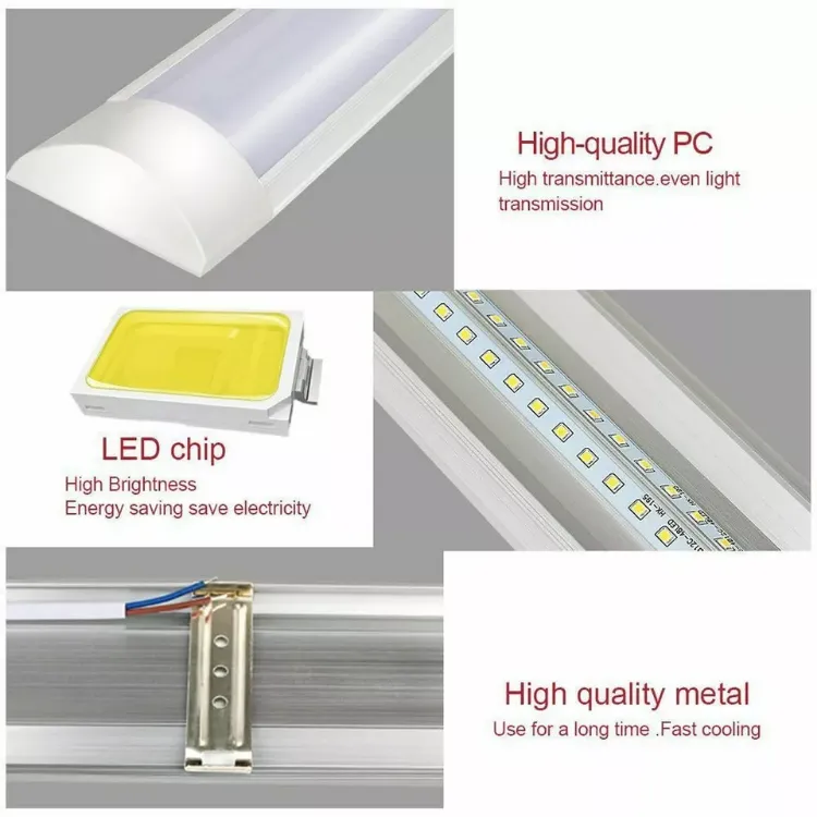 Picture of 3FT/90CM LED Strip Light Batten Tube Light Office WorkShop Garage Ceiling Lamps