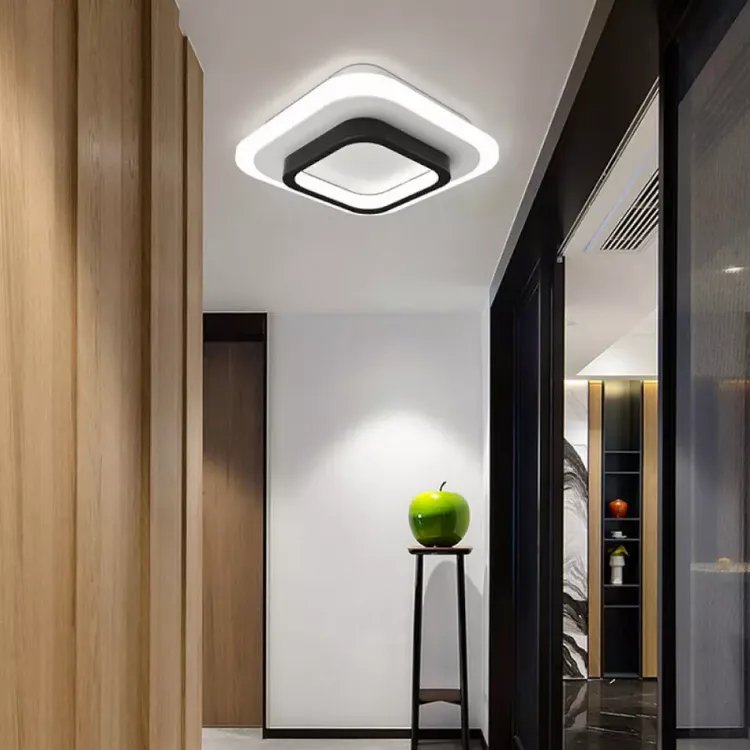 Picture of Modern LED Black Ceiling Light Dimmable(3 Color)bedroom lights ceiling UK NEW