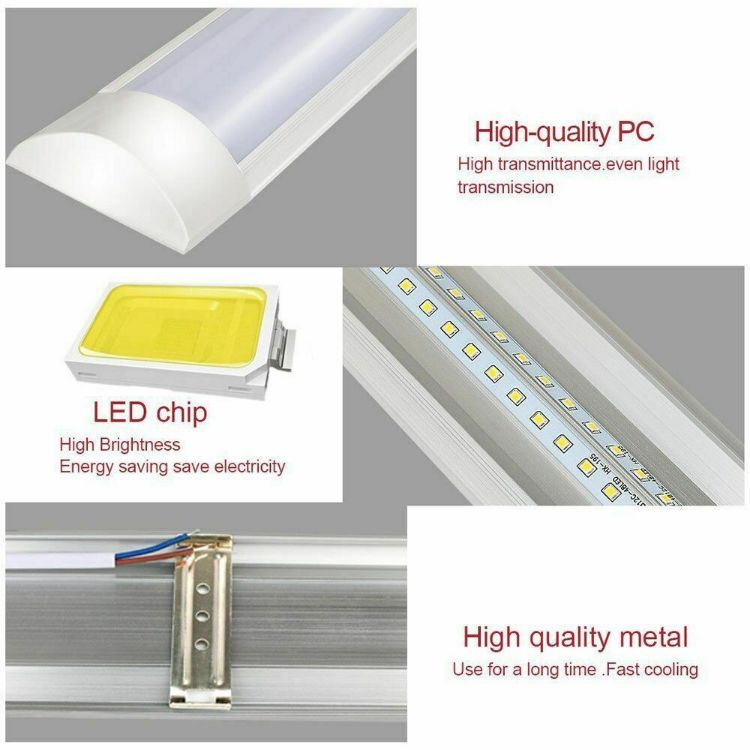 Picture of 3FT New LED Slat Light 6500K Fluorescent, Tube Light Slim, Office Area Light