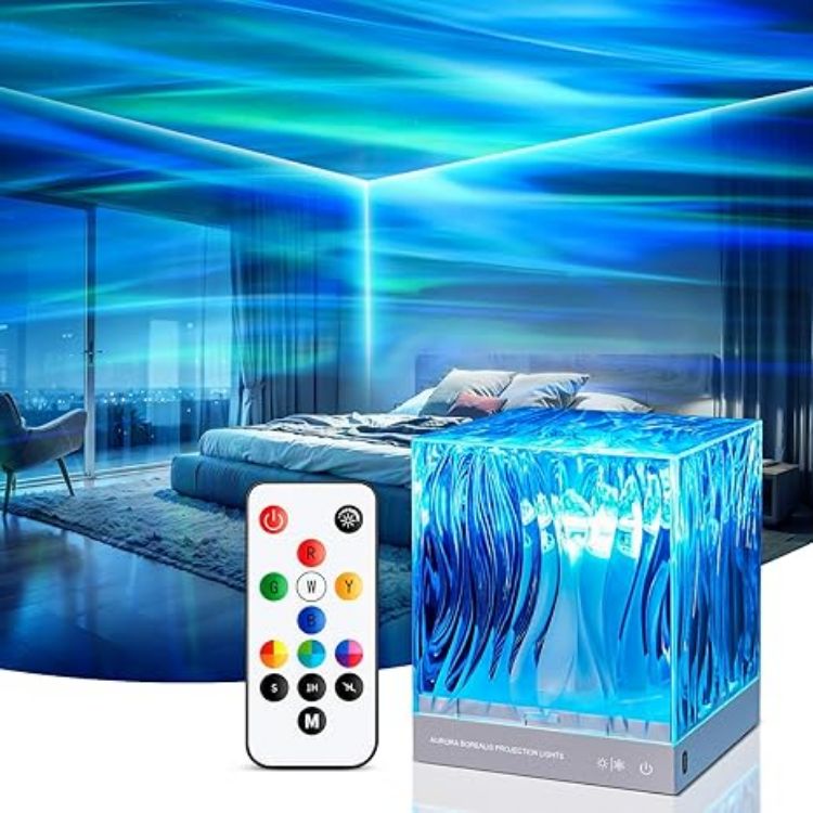 Picture of Galaxy Night Light Projector – 18-Color Sensory Ceiling Lamp with Remote Control & Timer