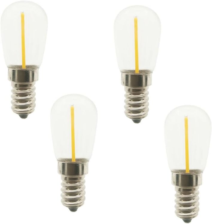 Picture of E14 LED Fridge Light Bulb, 1W SES, 6W Halogen Equivalent, 6000K Cold White