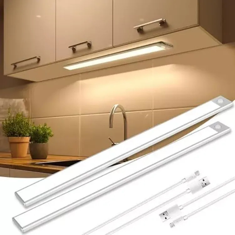 Picture of 40cm LED Under Cabinet Light  USB Rechargeable & Wireless Kitchen Lighting  Motion Sensor & Energy Efficient