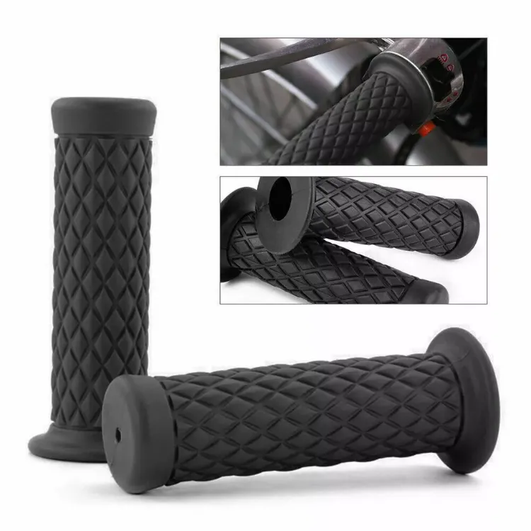 Picture of Universal Motorcycle Handlebar Grips 22mm (7/8) Rubber Hand Grips for Motorbikes & Scooters  Anti-Slip & Comfortable