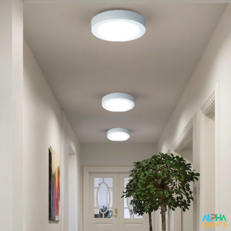 Picture of Bathroom Light 15W 1800LM, Round LED Ceiling Light,  IP44 Angle 120 for Bedroom Kitchen Living Room Bathroom Dining Room Hallway