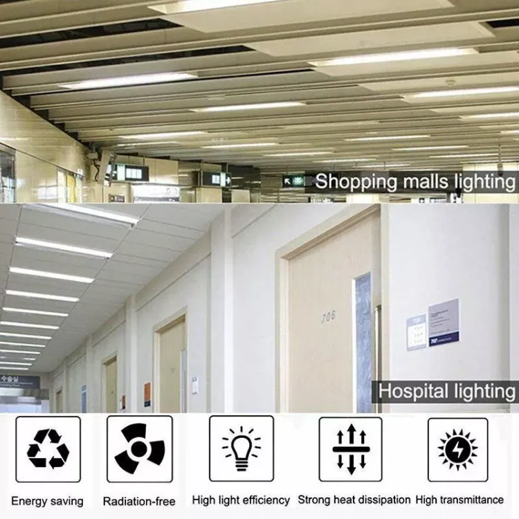 Picture of 4FT LED Batten Tube Lights Ultra-Bright Daylight Ceiling Fixtures for Office, Shop & Garage