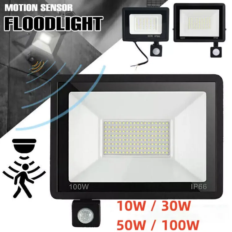 Picture of IP66 Waterproof LED PIR Motion Sensor Security Floodlight Outdoor Garden Wall Light