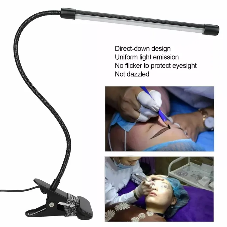 Picture of USB Clip-On Desk Lamp – Flexible LED Reading Light with Clamp for Bedside, Table & Nightstand