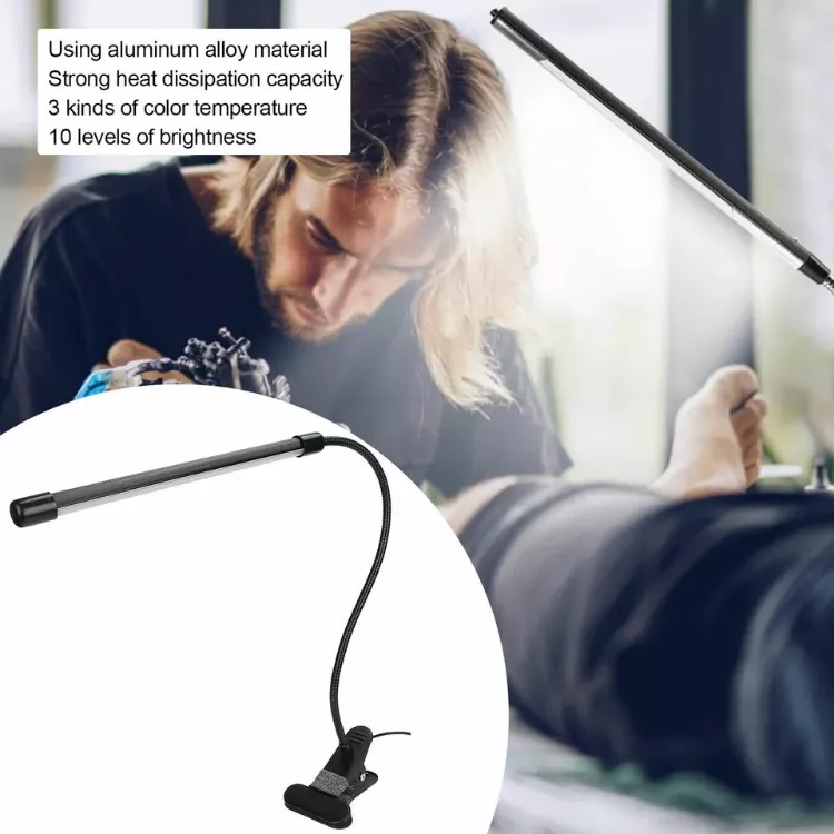 Picture of USB Clip-On Desk Lamp – Flexible LED Reading Light with Clamp for Bedside, Table & Nightstand