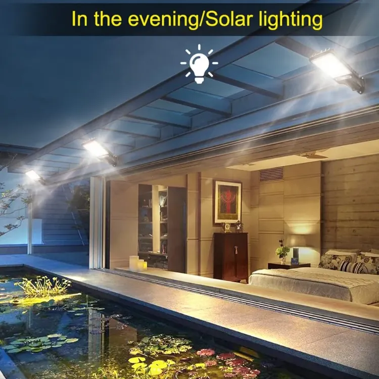 Picture of 6000W Outdoor Solar Wall Light – LED COB Motion Sensor Garden Security & Street Lamp